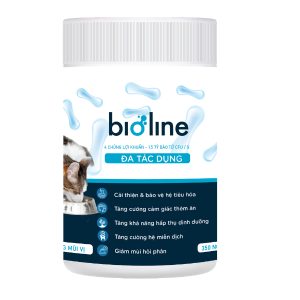 Men tiêu hoá cho mèo Bioline lọ 350g