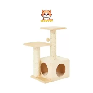 Nhà gỗ cho mèo Cat tree 60x35x87 CT016